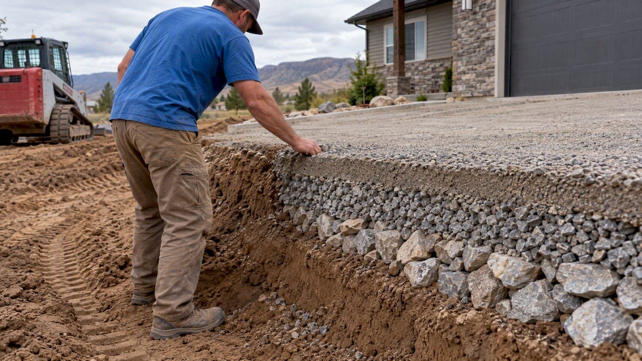 Homeowners Stop Regrading With a 3 Layer Driveway Gravel System
