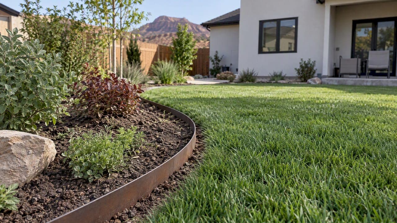 Lasting Yard Edging for Small Modern Gardens, Contractor Backed
