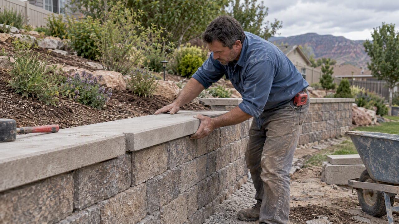 Retaining Wall Cap Options for Homeowners: Seats, Style, or Easy Care